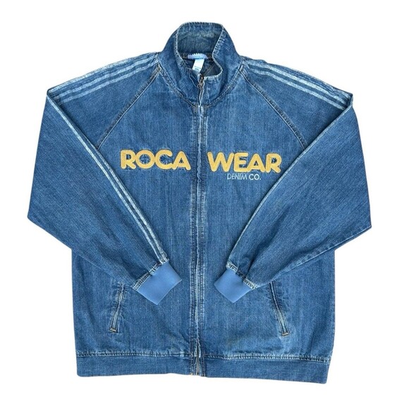 Rocawear Jackets & Blazers - Vintage Rocawear Denim Jacket Women’s 3XL Oversized Embroidered Logo Y2K